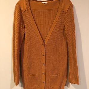 Golden (mustard yellow) cardigan